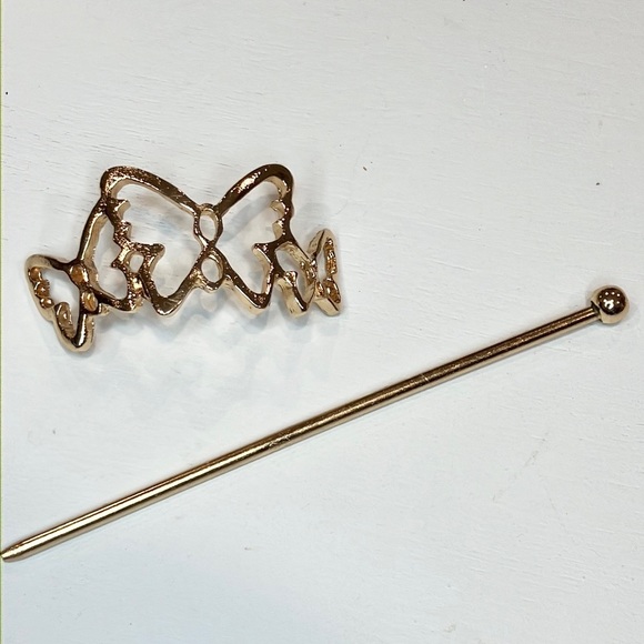 🧡 Butterfly Hair Slide - Picture 3 of 6